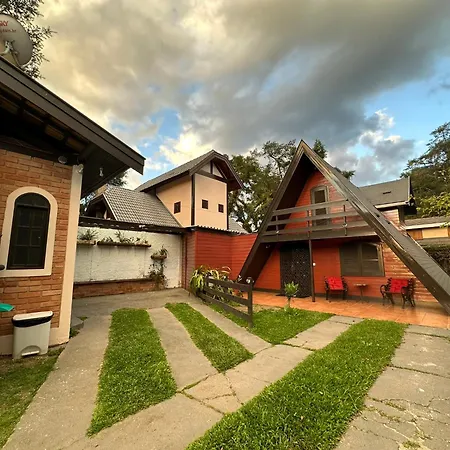 Chale Pinot Com Lareira Villa Campos do Jordao Exterior photo