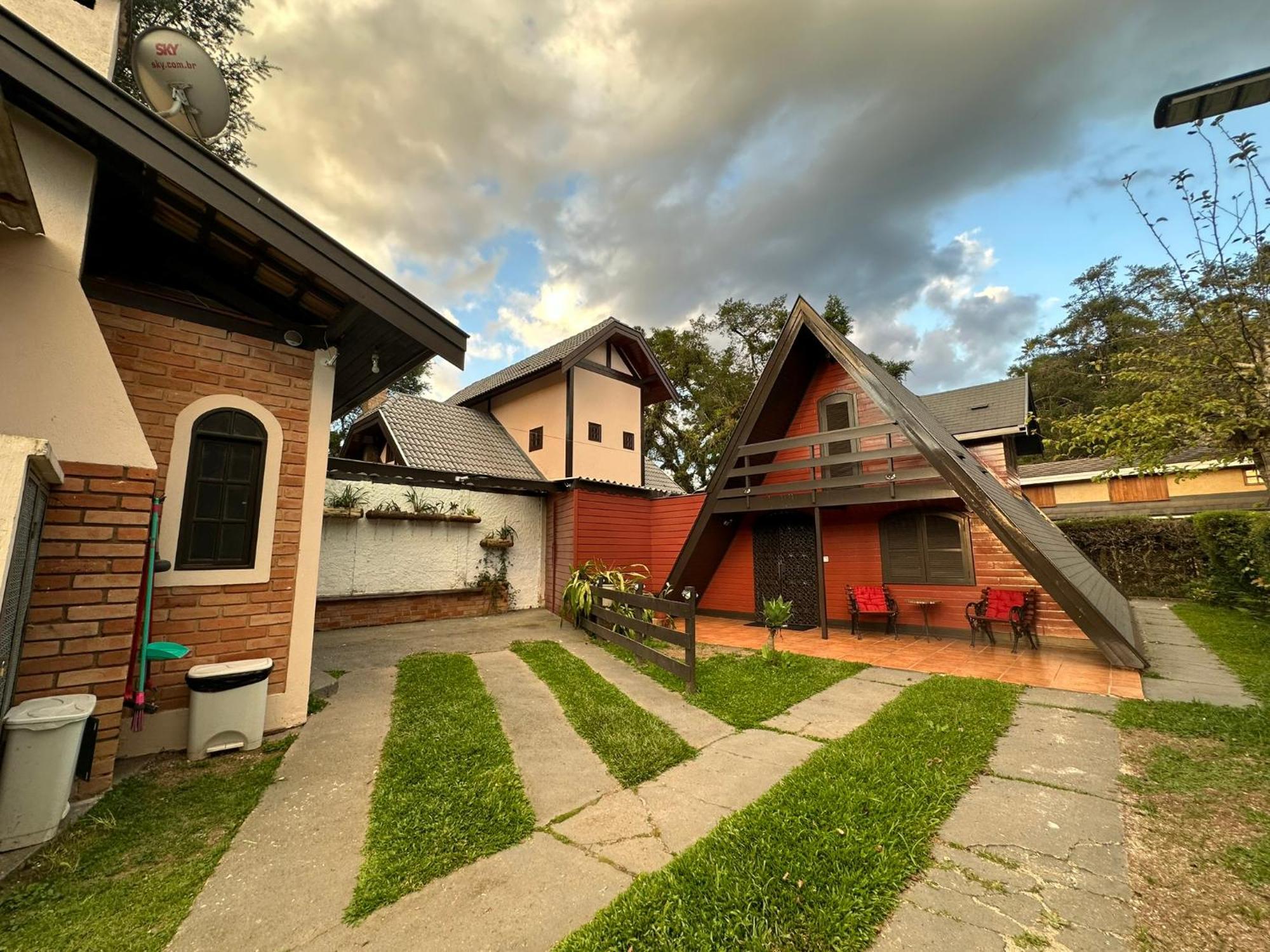 Chale Pinot Com Lareira Chalet *